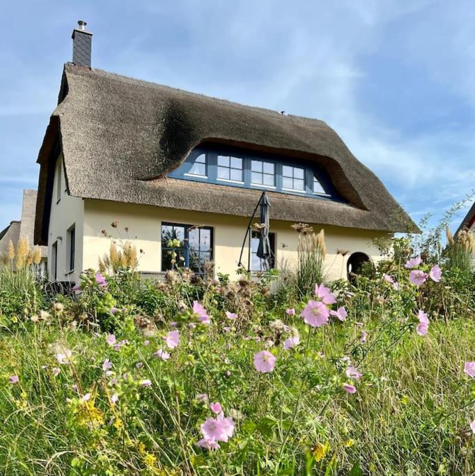 Stilvolles Reetdachhaus Coastline An Der Ostsee Groß Schwansee Kültér fotó
